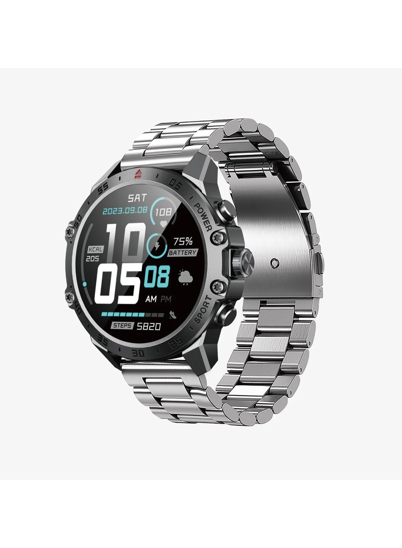 Bwoo Wa08 Smart Watch Silver